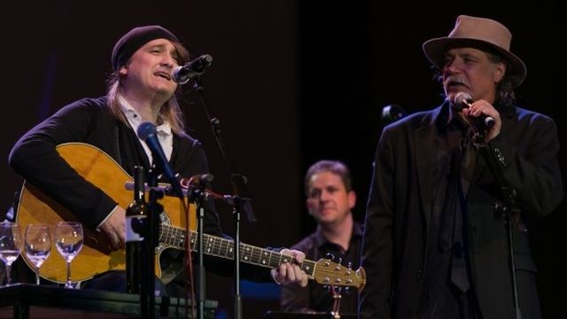 Rade Šerbedžija sa Sašom Lošićem u Ljubljani