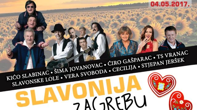 Koncert ‘Slavonija Zagrebu’ 4. svibnja u Lisinskom