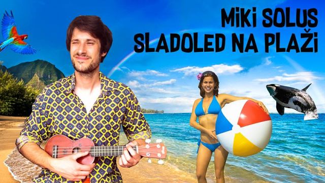 Miki Solus u hawai pop šlageru ‘Sladoled na plaži’