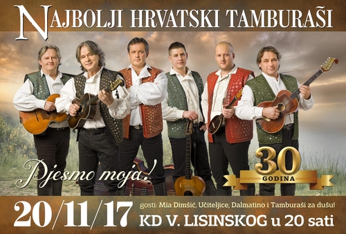 Najbolji hrvatski tamburaši slave 30 godina u Lisinskom
