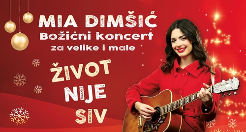 Mia Dimšić u Lisinskom-Božićni koncert za male i velike