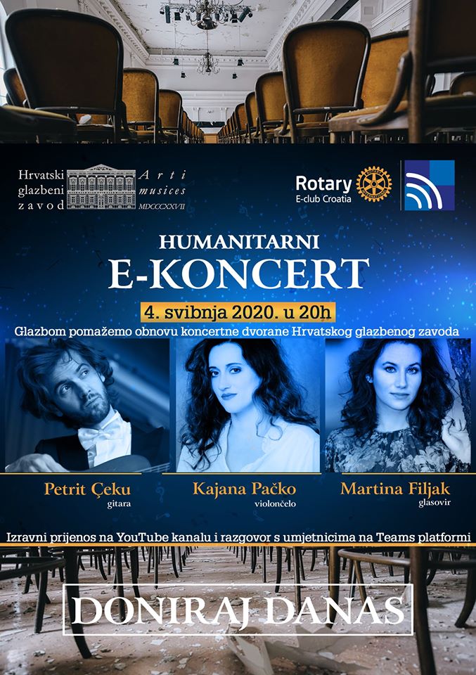 Najavljen dobrotvorni E-koncert za Hrvatski glazbeni zavod