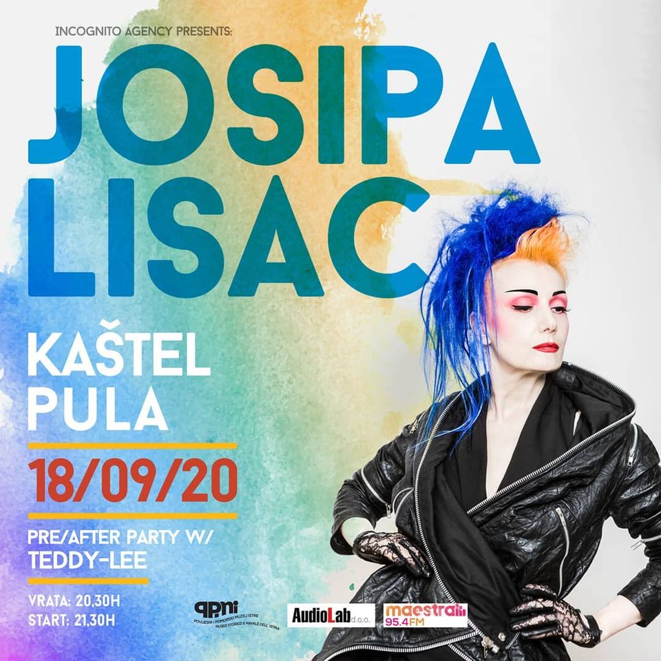 Josipa Lisac dolazi na pulski Kaštel