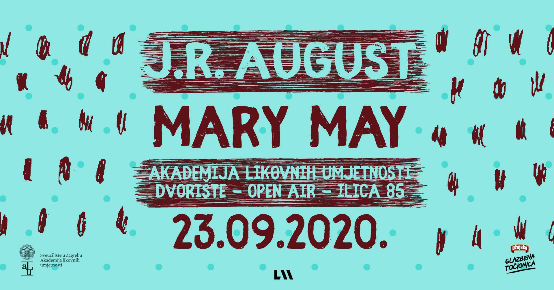 J.R. August & Mary May otvaraju niz koncerata u dvorištu Akademije likovnih umjetnosti