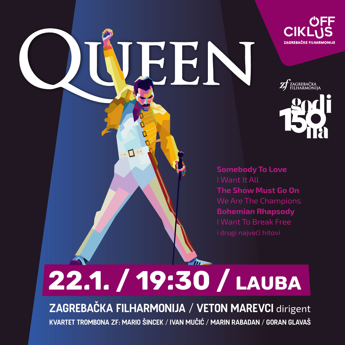 Zagrebačka filharmonija priprema posvetu britanskoj grupi QUEEN Zagrebačka filharmonija priprema posvetu britanskoj grupi QUEEN