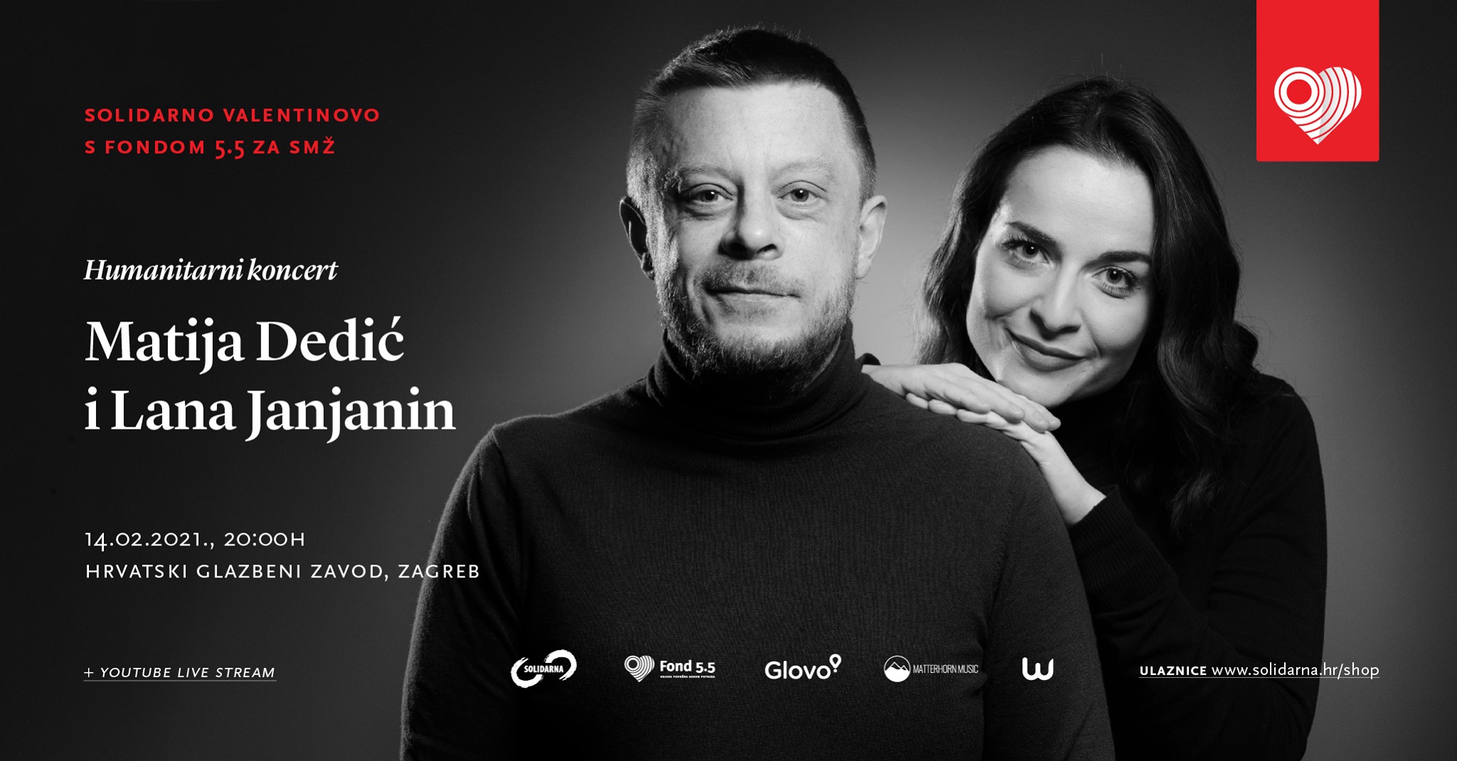 Matija Dedić i Lana Janjanin priredili humanitarno “Jazz Valentinovo”