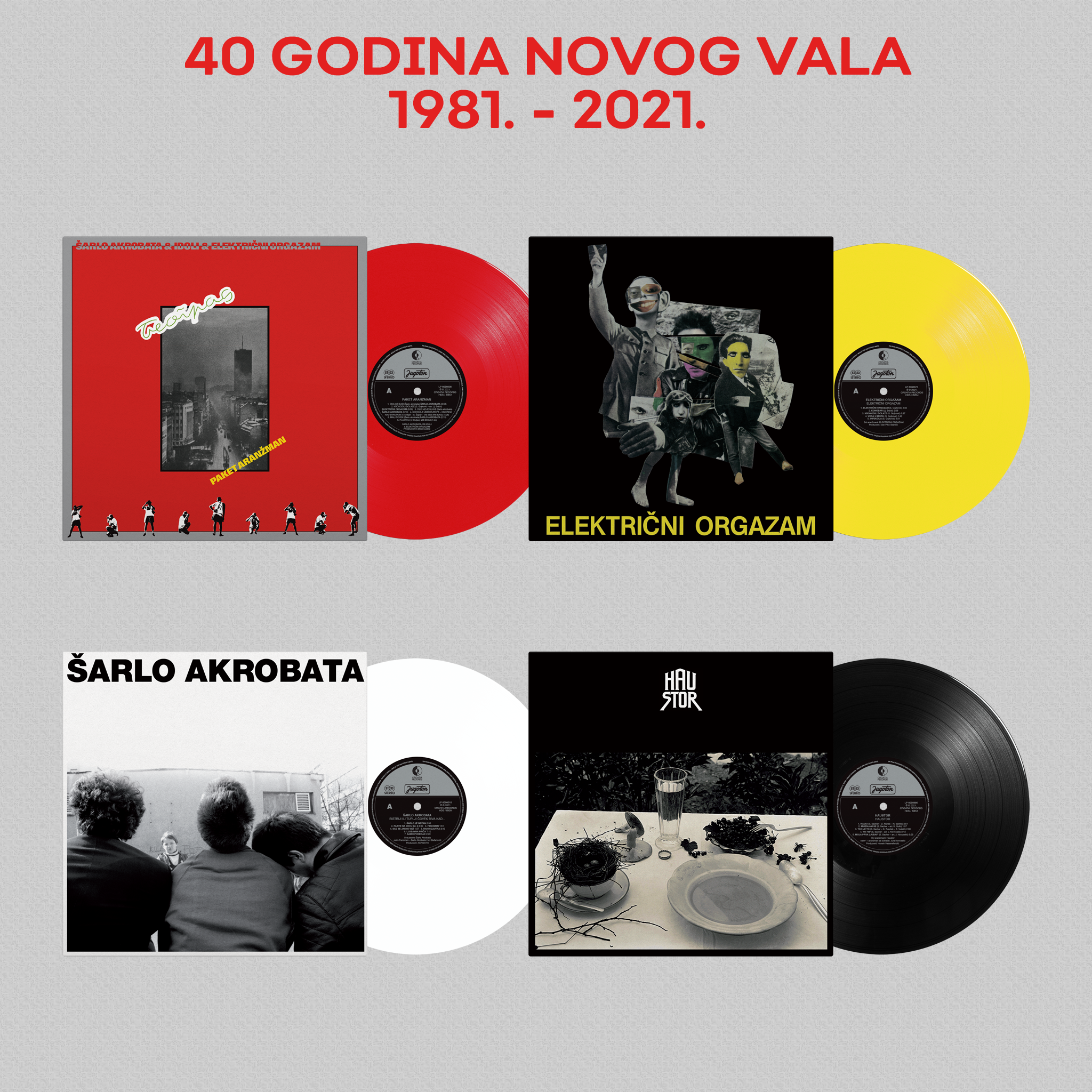 Reizdanja legendarnih novo-valnih albuma najprodavaniji su vinili siječnja