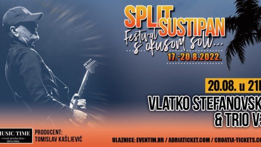 Vlatko Stefanovski i V3 trio sviraju na festivalu “S okusom soli”