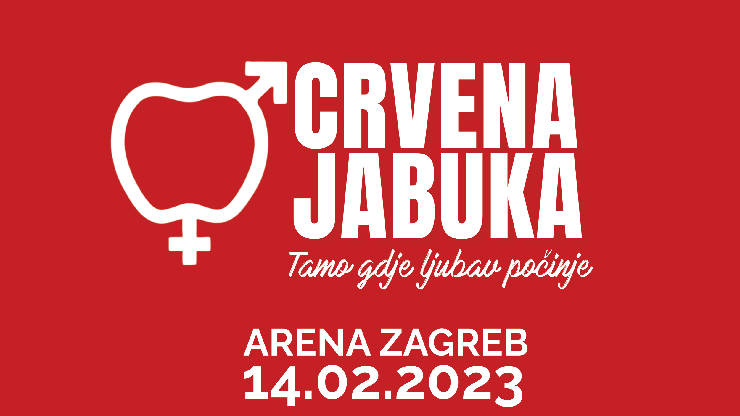 Crvena jabuka najavila koncert na Valentinovo u Areni Zagreb