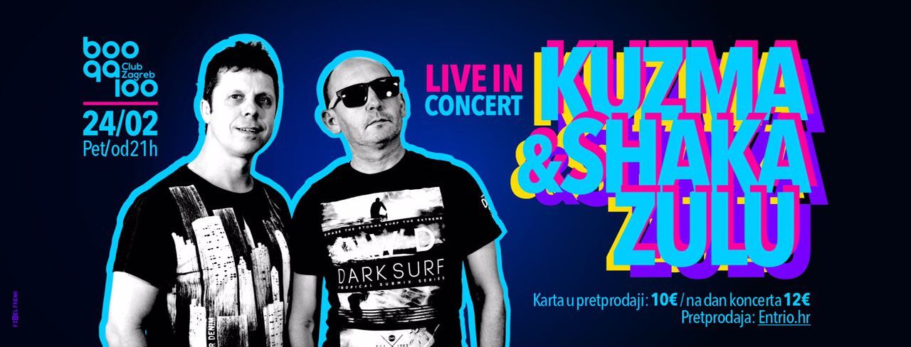 Kuzma & Shaka Zulu ovaj petak spremaju ludi tulum u Boogaloou