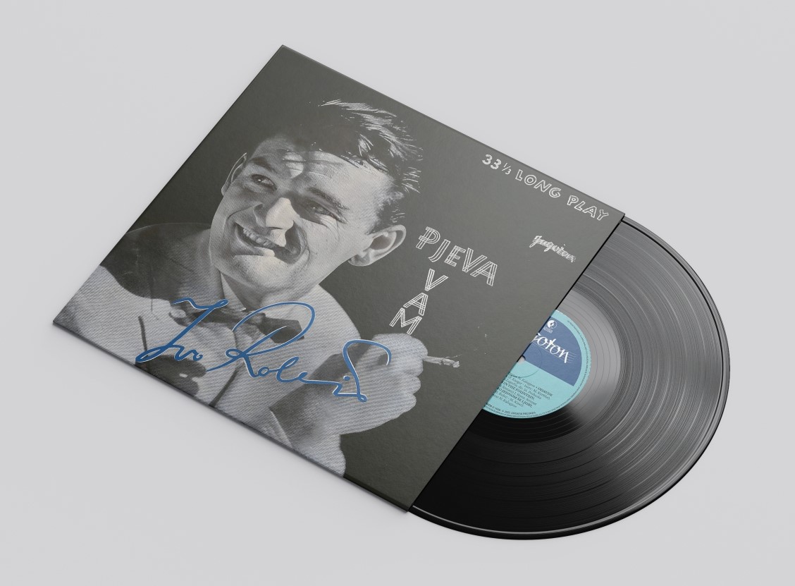 Prvi hrvatski album zabavne glazbe, “Pjeva vam Ivo Robić”, ponovno objavljen na 10-inčnom vinilu