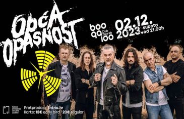Bliži se koncert Opć opasnosti u klubu Boogaloo!