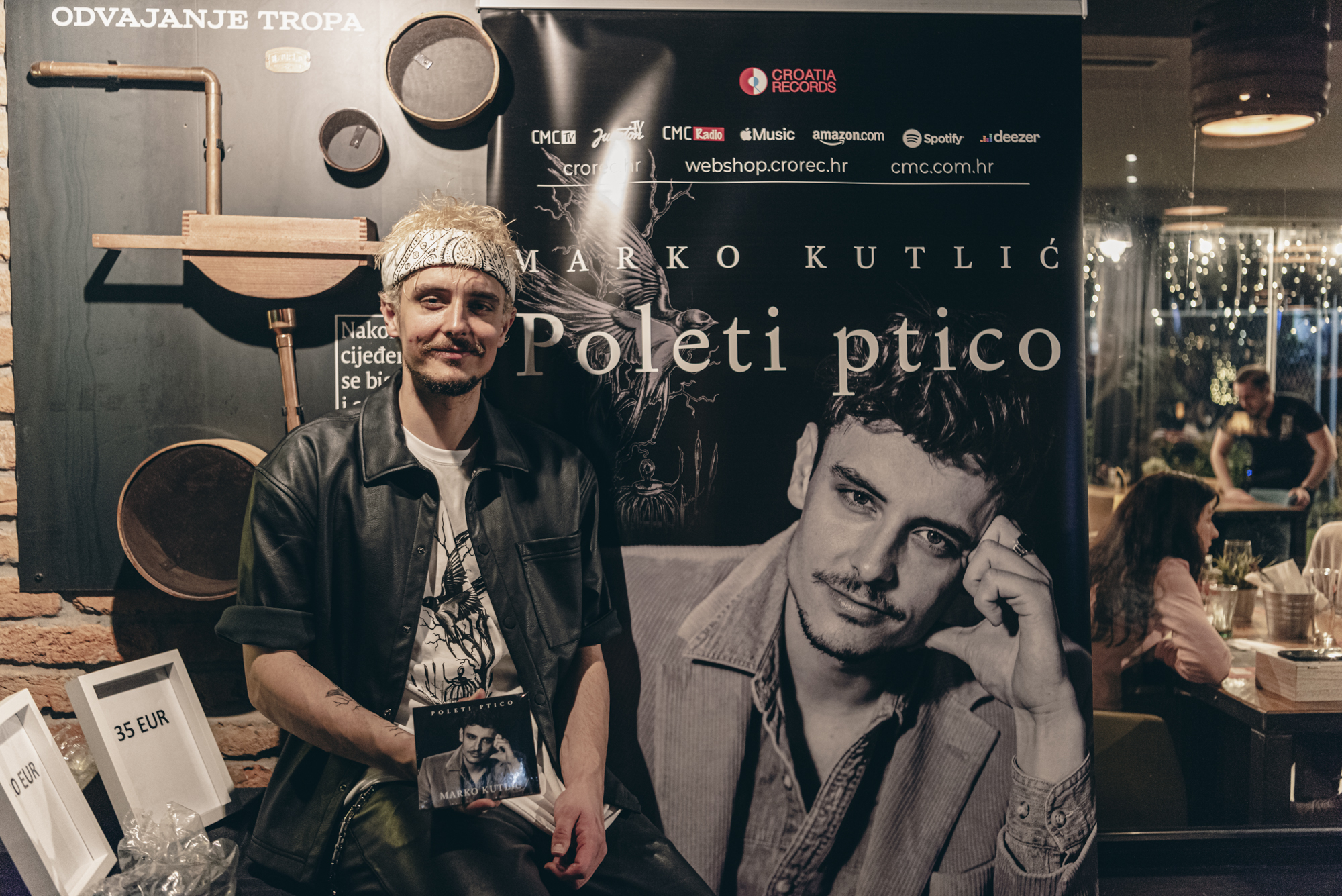 Marko Kutlić u dobroj atmosferi punog Maksi Puba predstavio novi albuma “Poleti ptico”