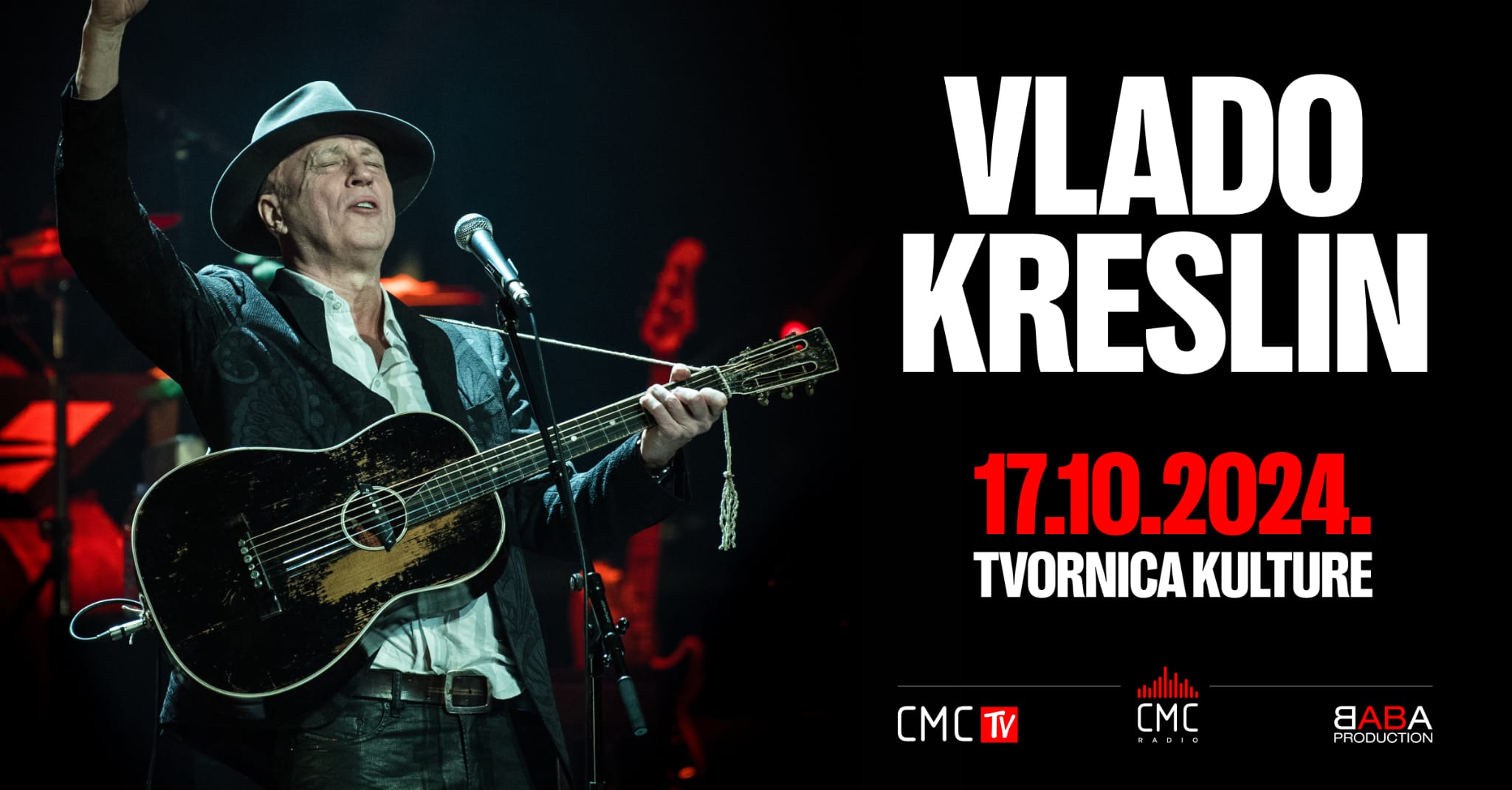Svjetski poznati trubadur Vlado Kreslin ne miruje ni nakon 70. rođendana – najavio spektakl  u Tvornici Kulture 17. listopada!