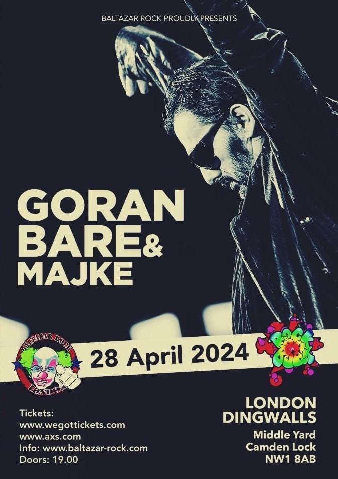 London Calling – Goran Bare & Majke stižu na pozornicu Dingwallsa 28. travnja!