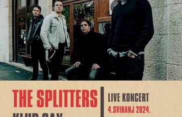 Splitska senzacija The Splitters vraća se u Sax 4. svibnja!