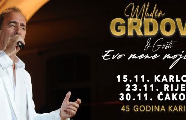 Mladen Grdović nastavlja slavljeničku turneju u Karlovcu, Rijeci i Čakovcu!