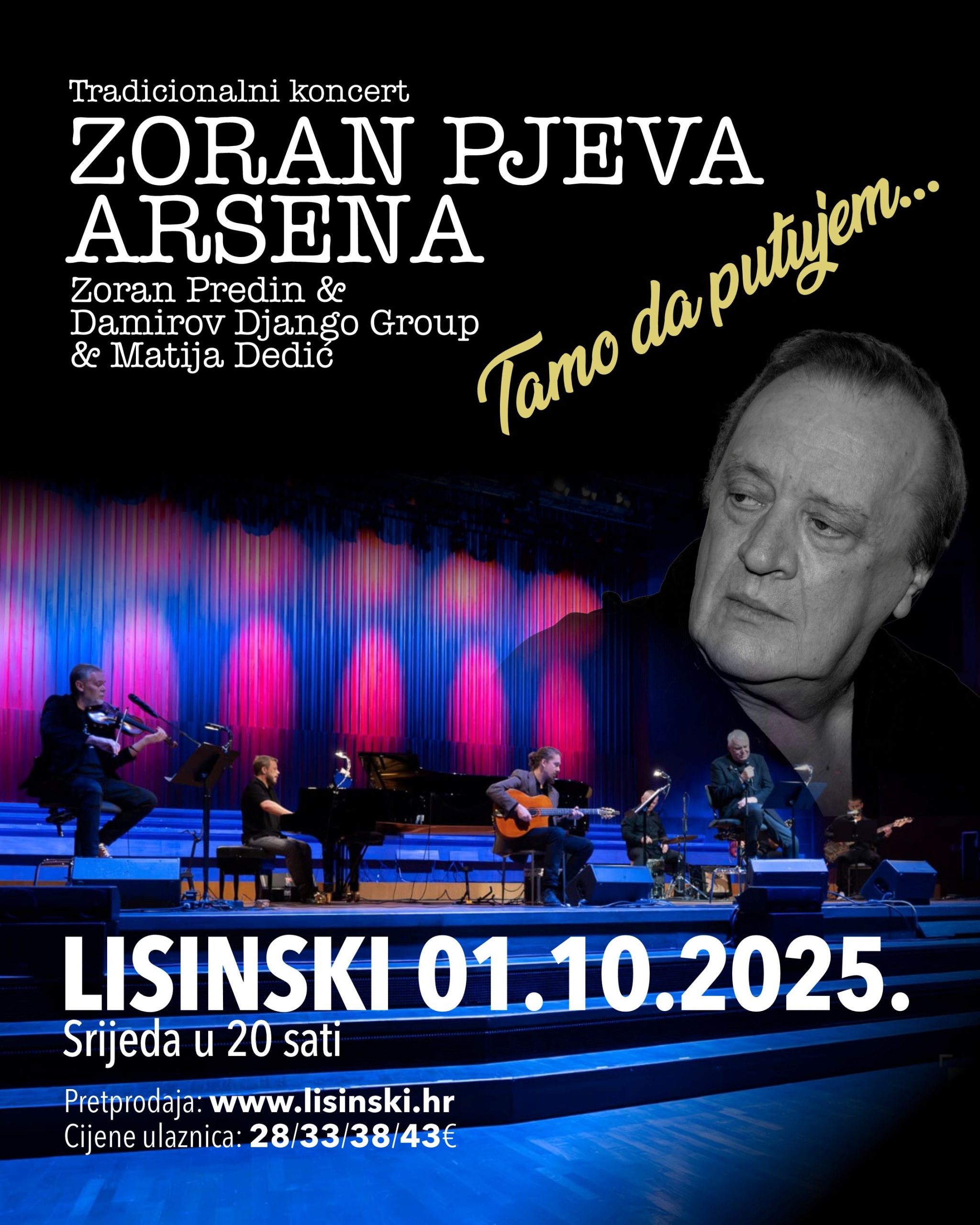 ZORAN PJEVA ARSENA – “Tamo da putujem…”