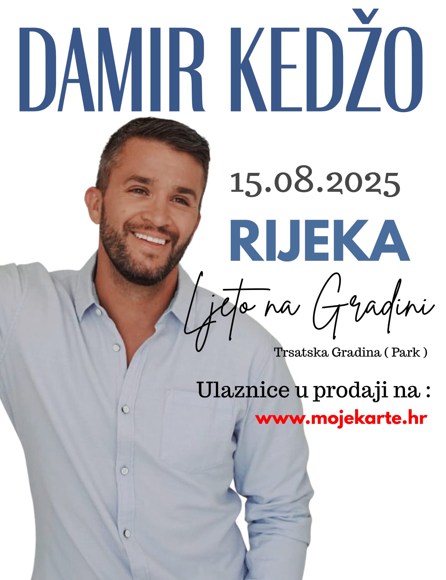 Nakon 5 godina Damir Kedžo dolazi na Gradinu i najavljuje svoj veliki koncert!