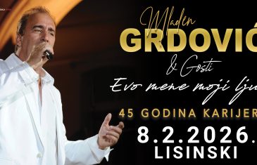 Evo mene moji ljudi – Mladen Grdović slavi 45 godina karijere  svečanim koncertom u Lisinskom!
