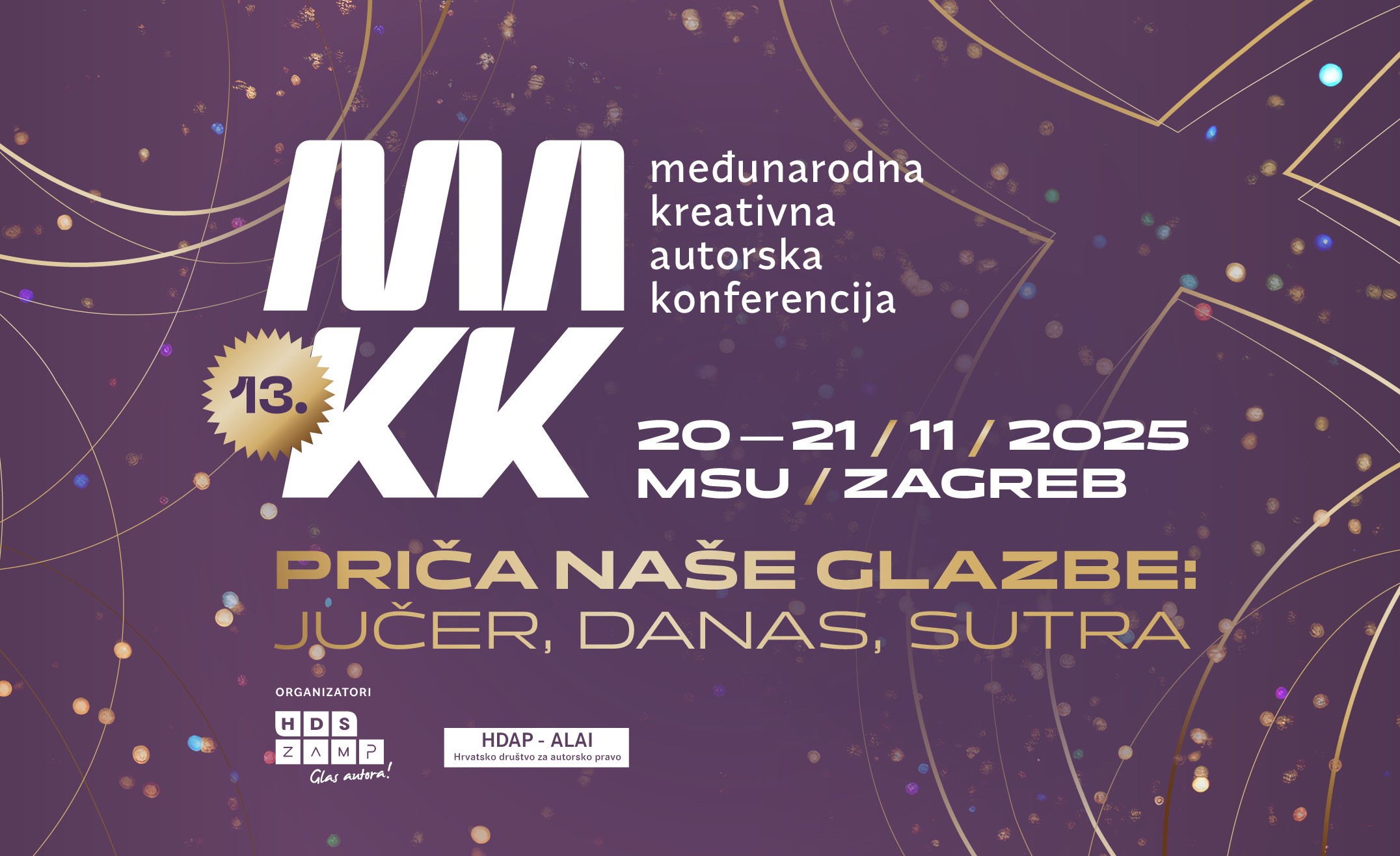 Save the Date: 13. Međunarodna autorska kreativna konferencija MAKK – 20. i 21. studenog 2025.