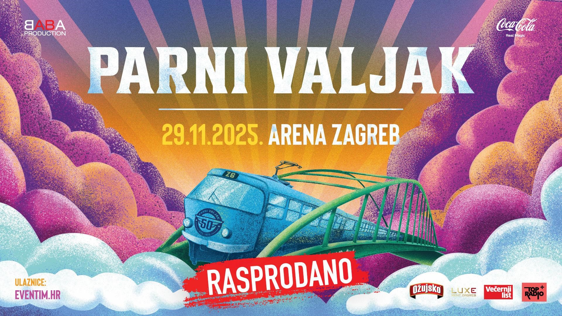 Jubilarnih 50 godina aktivnosti: Parni Valjak rasprodao Arenu Zagreb