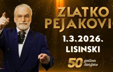 Zlatko Pejaković sprema veliku feštu u Lisinskom!