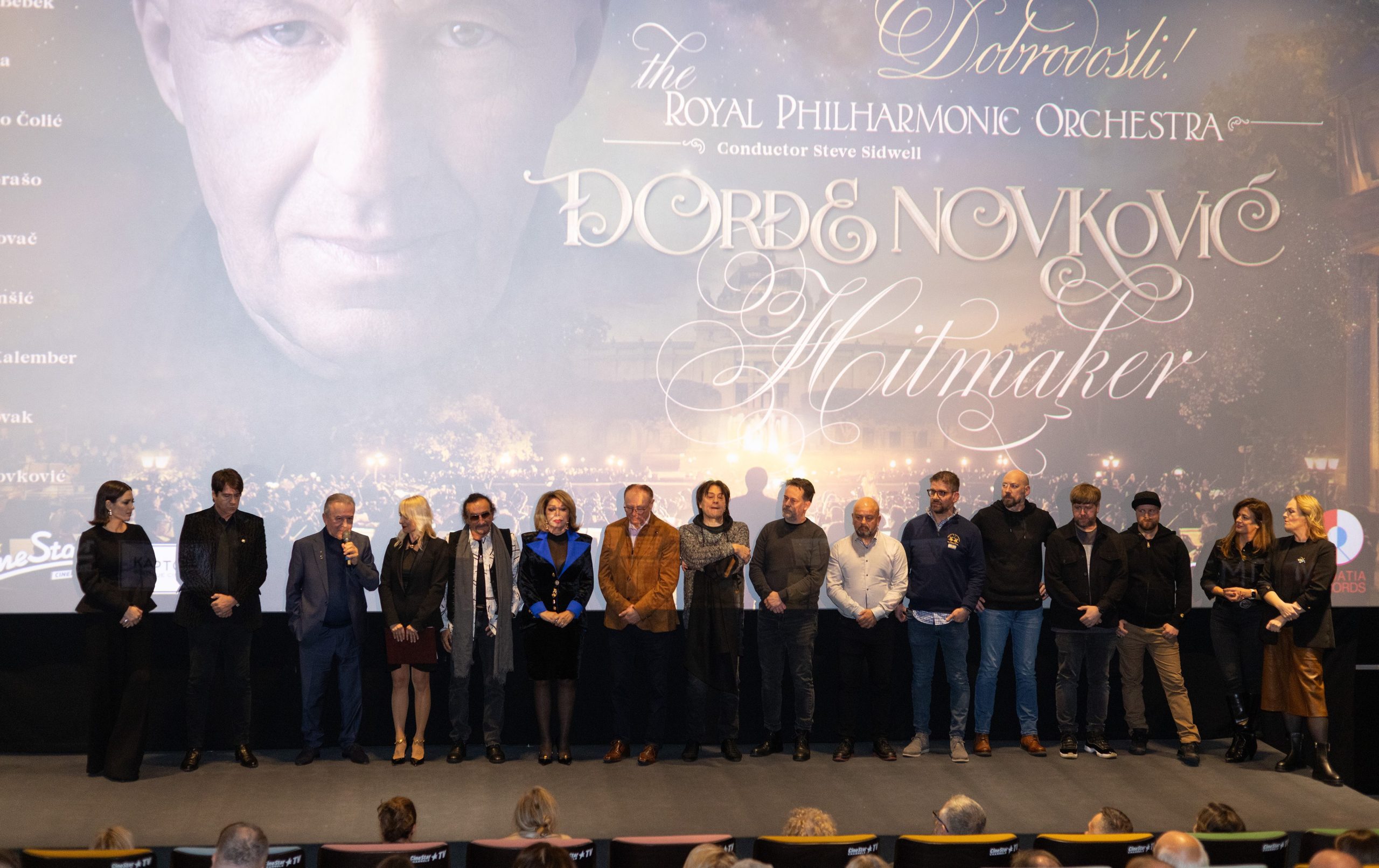 Svečana premijera glazbeno – dokumentarnog filma Hitmaker – Đorđe Novković sinoć je dupkom ispunila dvoranu Kaptol Boutique Centra