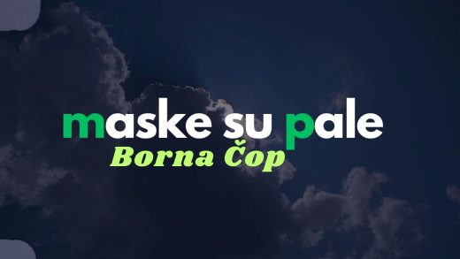 Borna Čop objavio lyric video za pjesmu Maske su pale