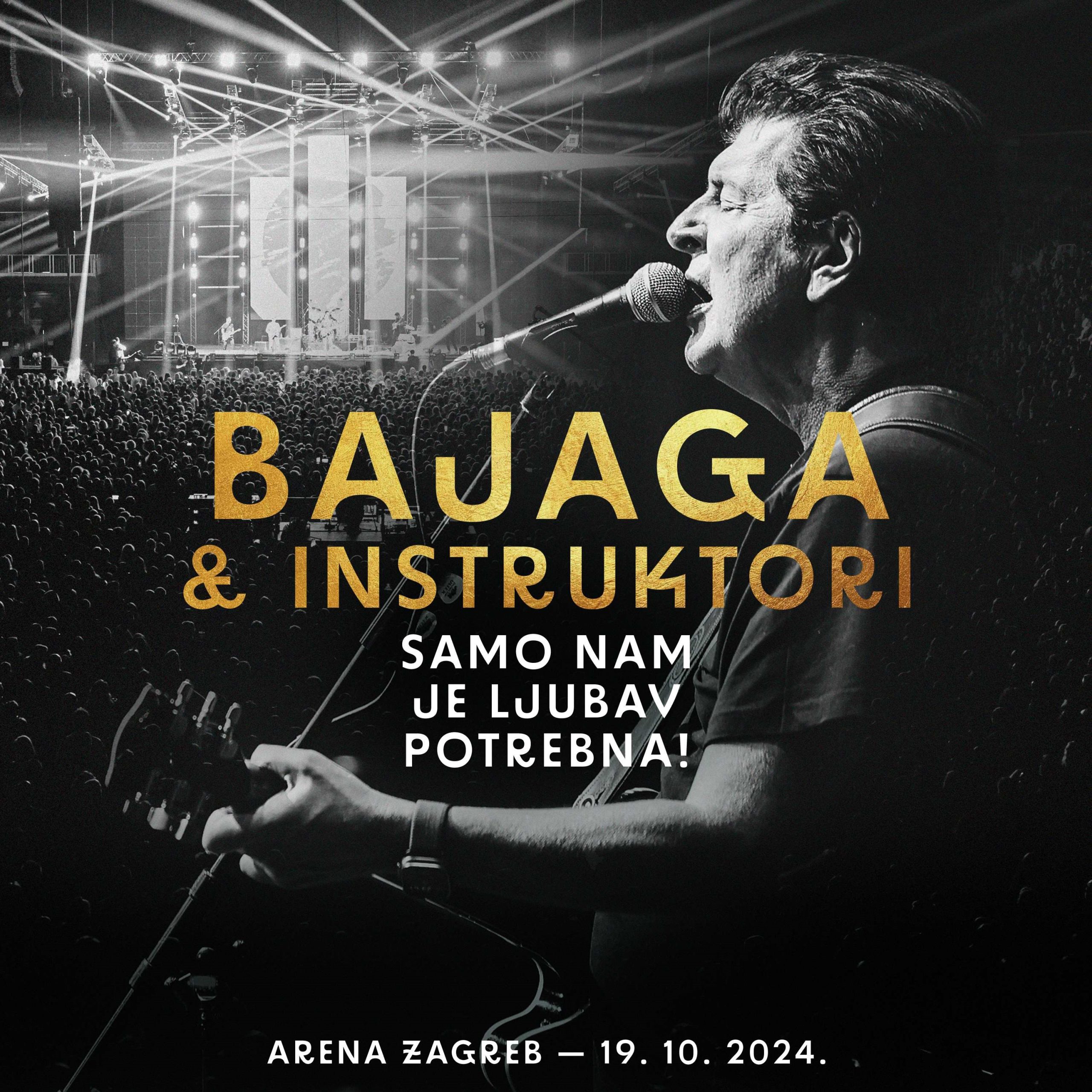 Poslušajte live izdanje Bajaga i Instruktori – Samo nam je ljubav potrebna! @ Arena Zagreb