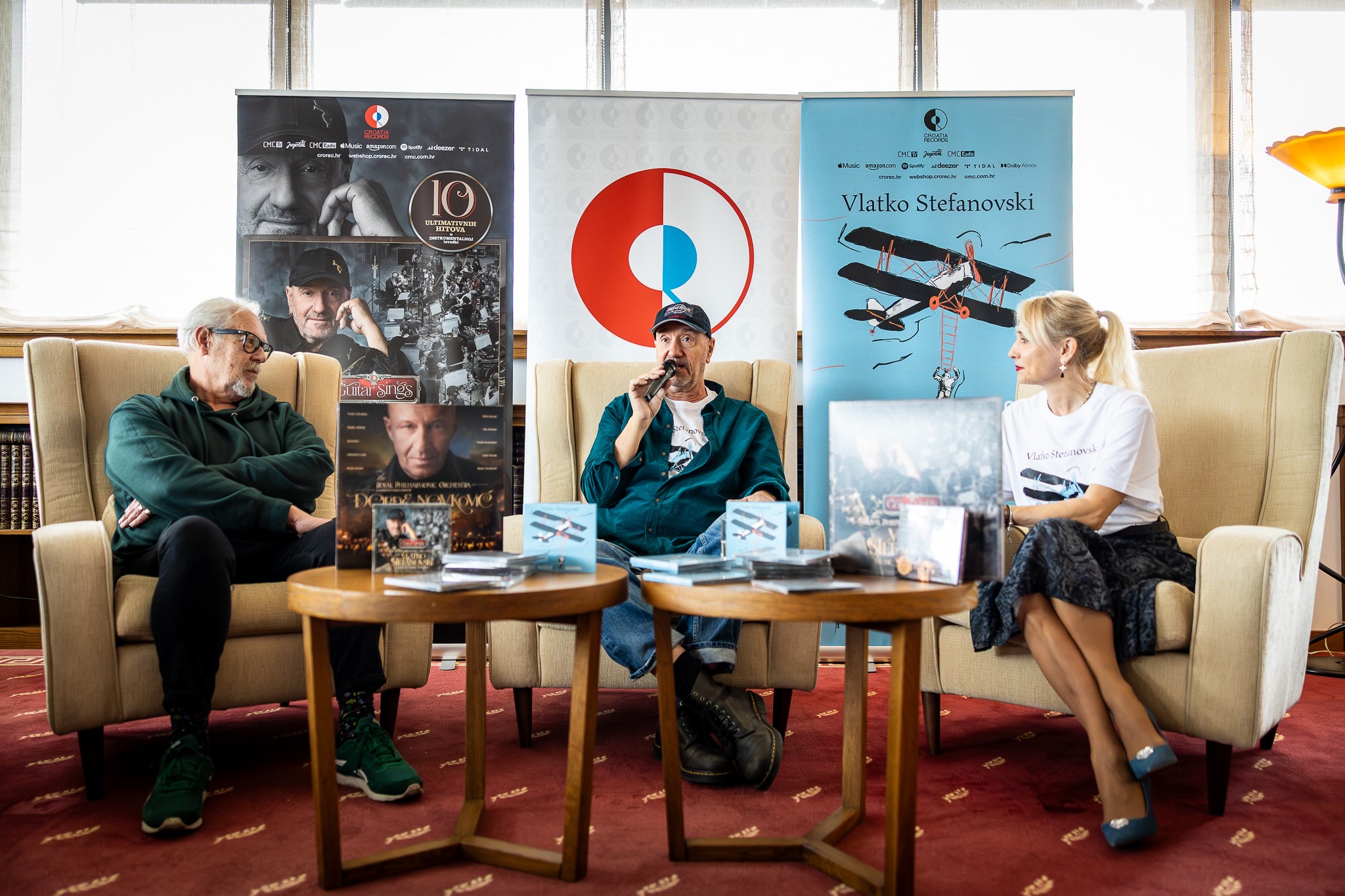 Uoči primanja Porina za poseban doprinos Vlatko Stefanovski u Splitu predstavio dva nova albuma