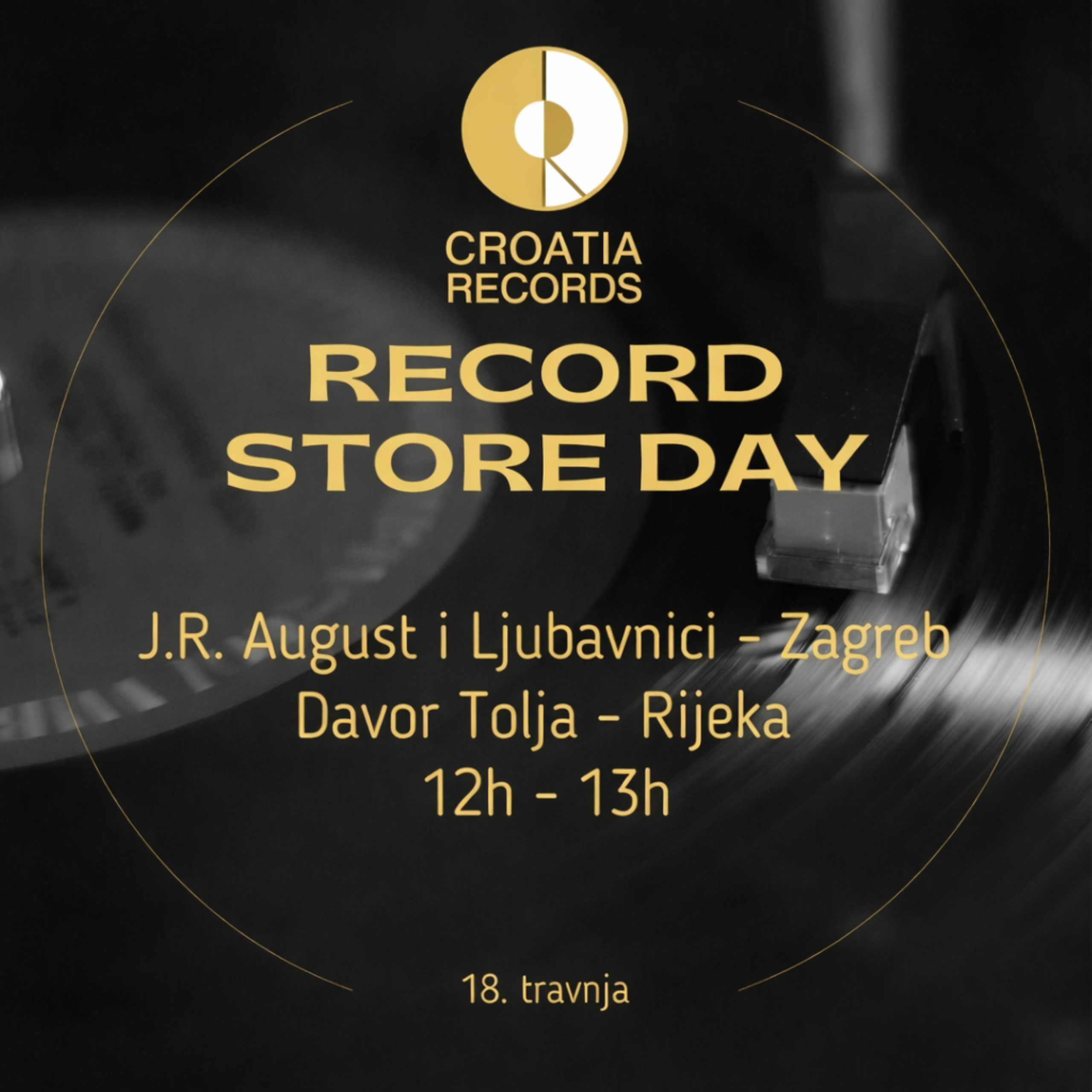 Record Store Day u Croatia Records Music Shopovima – 18. travnja u Zagrebu i Rijeci