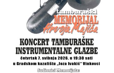 Održan 26. Tamburaški memorijal Hrvoja Majića u Vinkovcima – večer posvećena tamburaškoj baštini i virtuoznosti