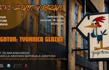 Želimir Babogredac gost večeri posvećenoj Jugotonu u Centru kulture Dubrava